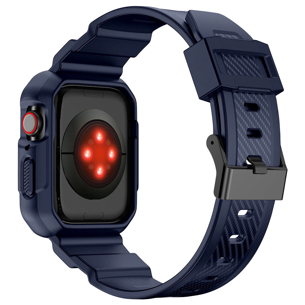 Hurtownia GSM - Pánt + tok Kingxbar CYF537 2w1 Apple Watch 4/5/6/7/SE/8/9 44/45mm kék - KGX657 - {ean13} - Hurt