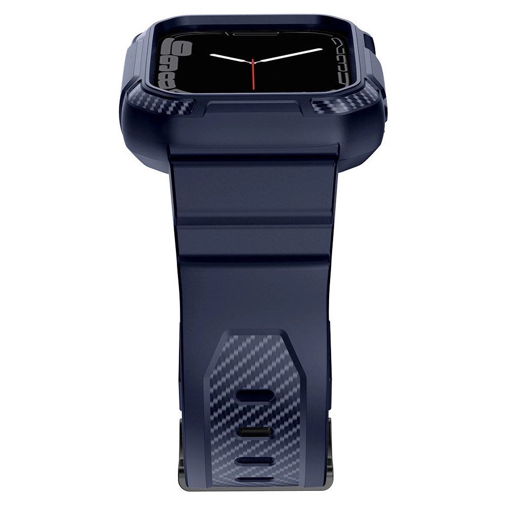 Hurtownia GSM - Pásek + etui Kingxbar CYF537 2w1 Apple Watch 4/5/6/7/SE/8/9 44/45mm modré - KGX657 - {ean13} - Hurt