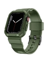 Hurtownia GSM - Pásek + etui Kingxbar CYF537 2w1 Apple Watch 4/5/6/7/SE/8/9 44/45mm zelené - KGX658 - {ean13} - Hurt