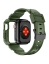 Hurtownia GSM - Pásek + etui Kingxbar CYF537 2w1 Apple Watch 4/5/6/7/SE/8/9 44/45mm zelené - KGX658 - {ean13} - Hurt