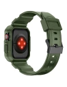 Wholesale Belt + case Kingxbar CYF537 2w1 Apple Watch 4/5/6/7/SE/8/9 44/45mm green - KGX658 - {ean13} - Hurt