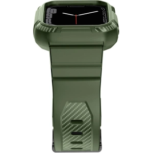 Hurtownia GSM - Pasek + etui Kingxbar CYF537 2w1 Apple Watch 4/5/6/7/SE/8/9 44/45mm zielone - KGX658 - {ean13} - Hurt