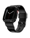 Pásek + etui Kingxbar CYF106 2w1 Apple Watch 4/5/6/7/SE/8/9 40/41mm černé