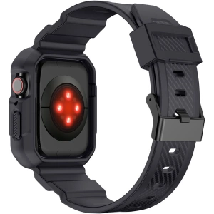 Hurtownia GSM - Pasek + etui Kingxbar CYF106 2w1 Apple Watch 4/5/6/7/SE/8/9 40/41mm szare - KGX660 - {ean13} - Hurt