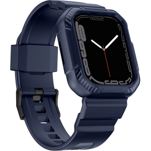Hurtownia GSM - Pasek + etui Kingxbar CYF106 2w1 Apple Watch 4/5/6/7/SE/8/9 40/41mm albastre - KGX661 - {ean13} - Hurt