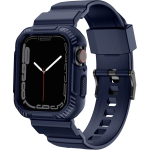 Hurtownia GSM - Pasek + etui Kingxbar CYF106 2w1 Apple Watch 4/5/6/7/SE/8/9 40/41mm niebieskie - KGX661 - {ean13} - Hurt