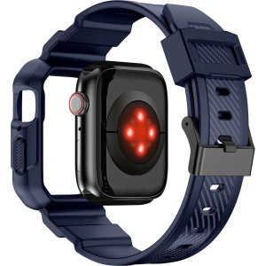 Hurtownia GSM - Pasek + etui Kingxbar CYF106 2w1 Apple Watch 4/5/6/7/SE/8/9 40/41mm albastre - KGX661 - {ean13} - Hurt
