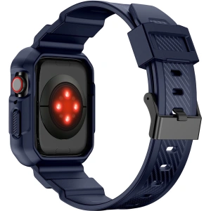 Hurtownia GSM - Pasek + etui Kingxbar CYF106 2w1 Apple Watch 4/5/6/7/SE/8/9 40/41mm niebieskie - KGX661 - {ean13} - Hurt
