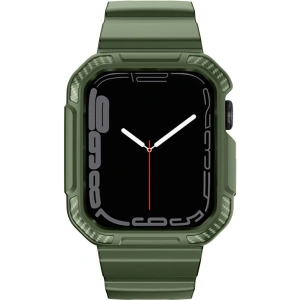Hurtownia GSM - Pasek + etui Kingxbar CYF106 2w1 Apple Watch 4/5/6/7/SE/8/9 40/41mm zielone - KGX662 - {ean13} - Hurt