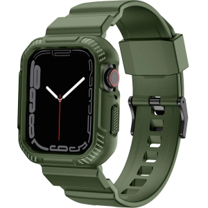 Hurtownia GSM - Pasek + etui Kingxbar CYF106 2w1 Apple Watch 4/5/6/7/SE/8/9 40/41mm zielone - KGX662 - {ean13} - Hurt