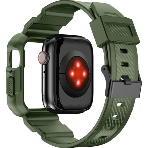 Hurtownia GSM - Pasek + etui Kingxbar CYF106 2w1 Apple Watch 4/5/6/7/SE/8/9 40/41mm zielone - KGX662 - {ean13} - Hurt