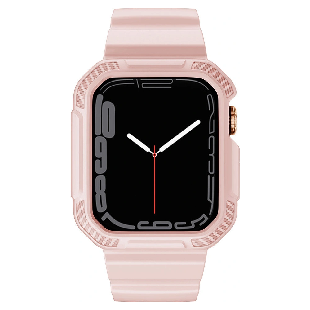 Hurtownia GSM - + etui Kingxbar CYF106 2w1 Apple Watch 4/5/6/7/SE/8/9 40/41mm rosa - KGX663 - {ean13} - Hurt