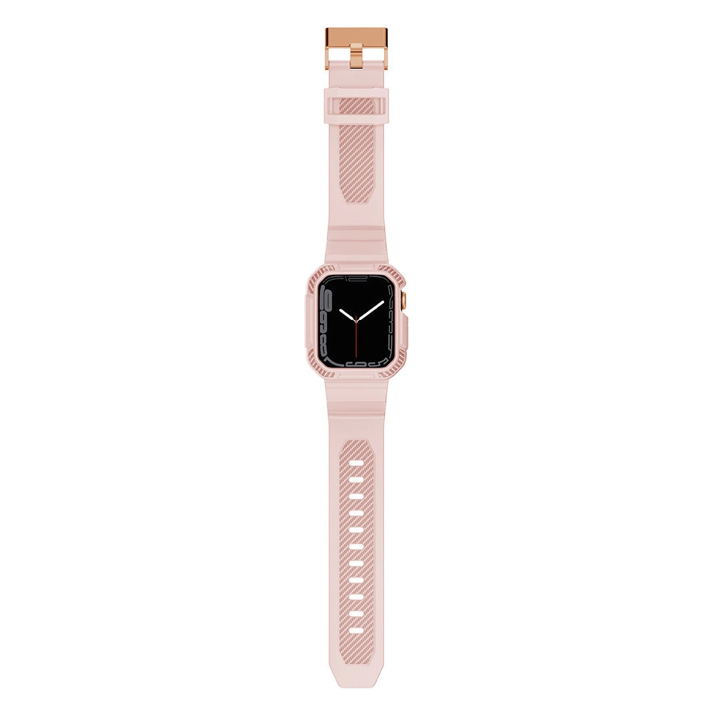 Hurtownia GSM - + etui Kingxbar CYF106 2w1 Apple Watch 4/5/6/7/SE/8/9 40/41mm rosa - KGX663 - {ean13} - Hurt
