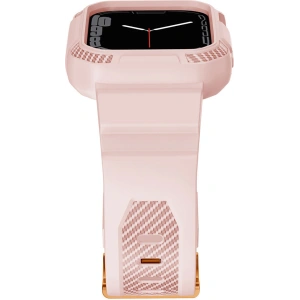 Hurtownia GSM - Pasek + etui Kingxbar CYF106 2w1 Apple Watch 4/5/6/7/SE/8/9 40/41mm różowe - KGX663 - {ean13} - Hurt