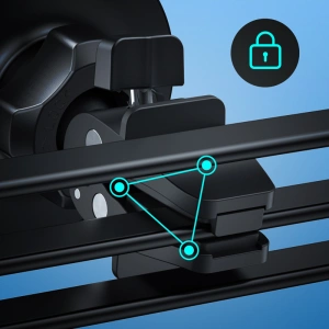 Hurtownia GSM - MagSafe mágneses autós tartó Crong Carclip Magnetic (fekete) - CRG594 - {ean13} - Hurt