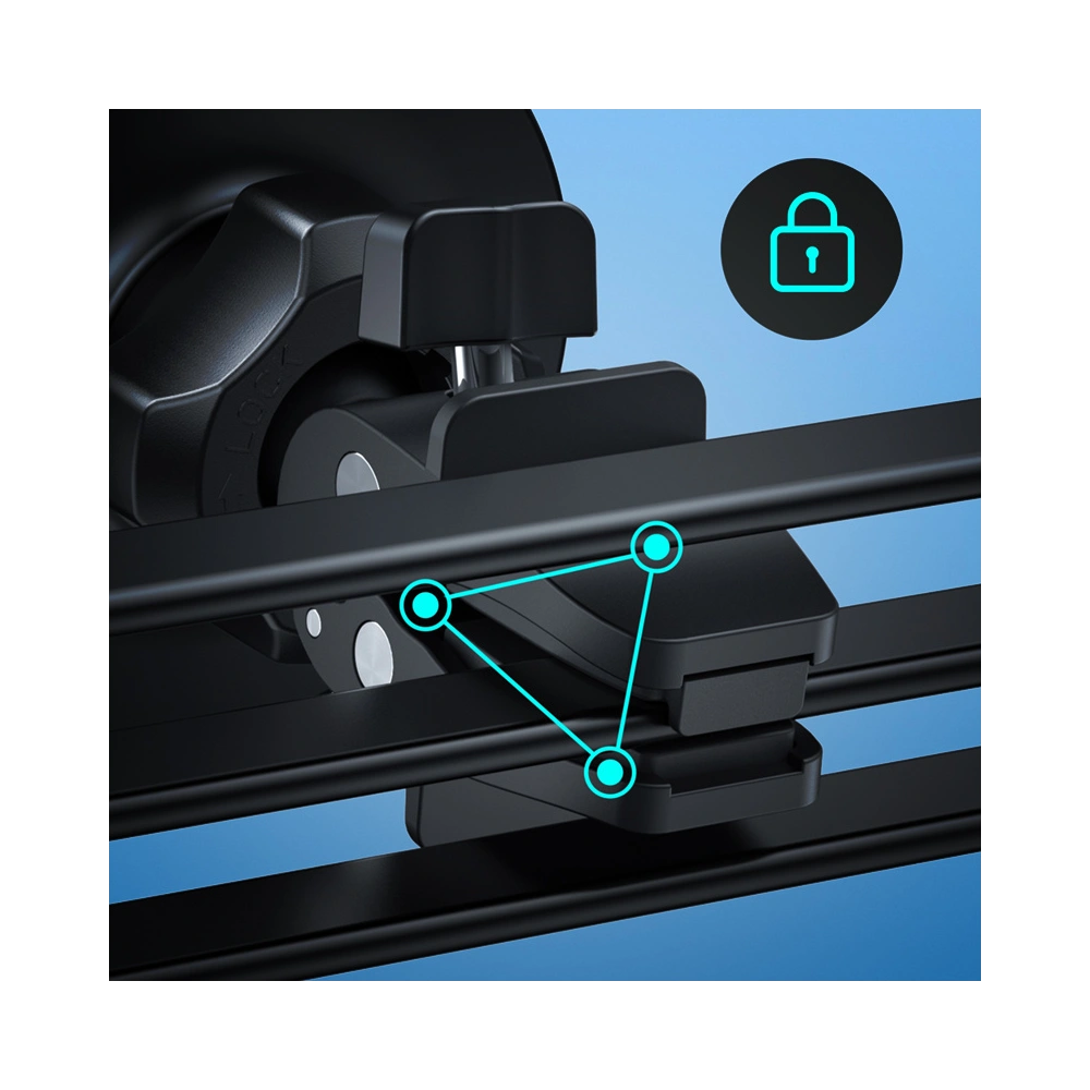 Hurtownia GSM - MagSafe mágneses autós tartó Crong Carclip Magnetic (fekete) - CRG594 - {ean13} - Hurt