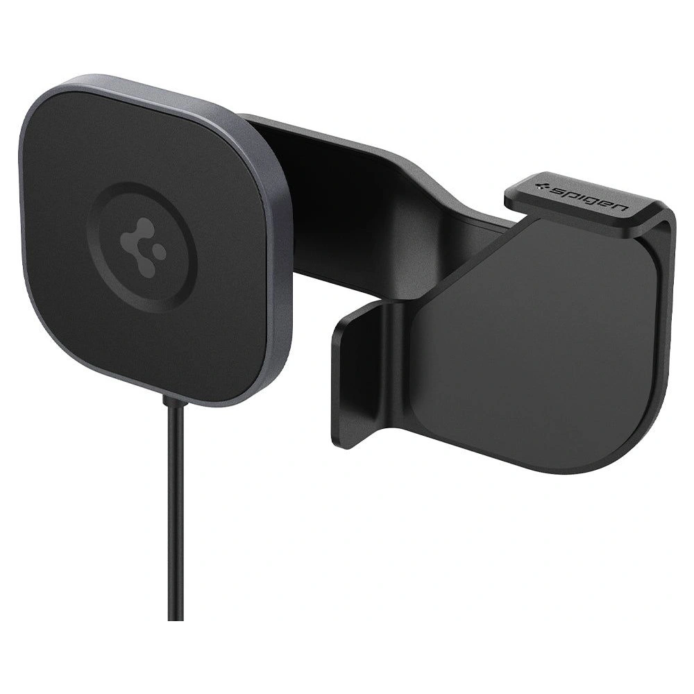 Hurtownia GSM - Autós tartó vezeték nélküli töltővel Spigen Tesla OneTap Pro Wireless Screen Car Mount (Mag Fit) Fekete - SPN2843 - {ean13} - Hurt