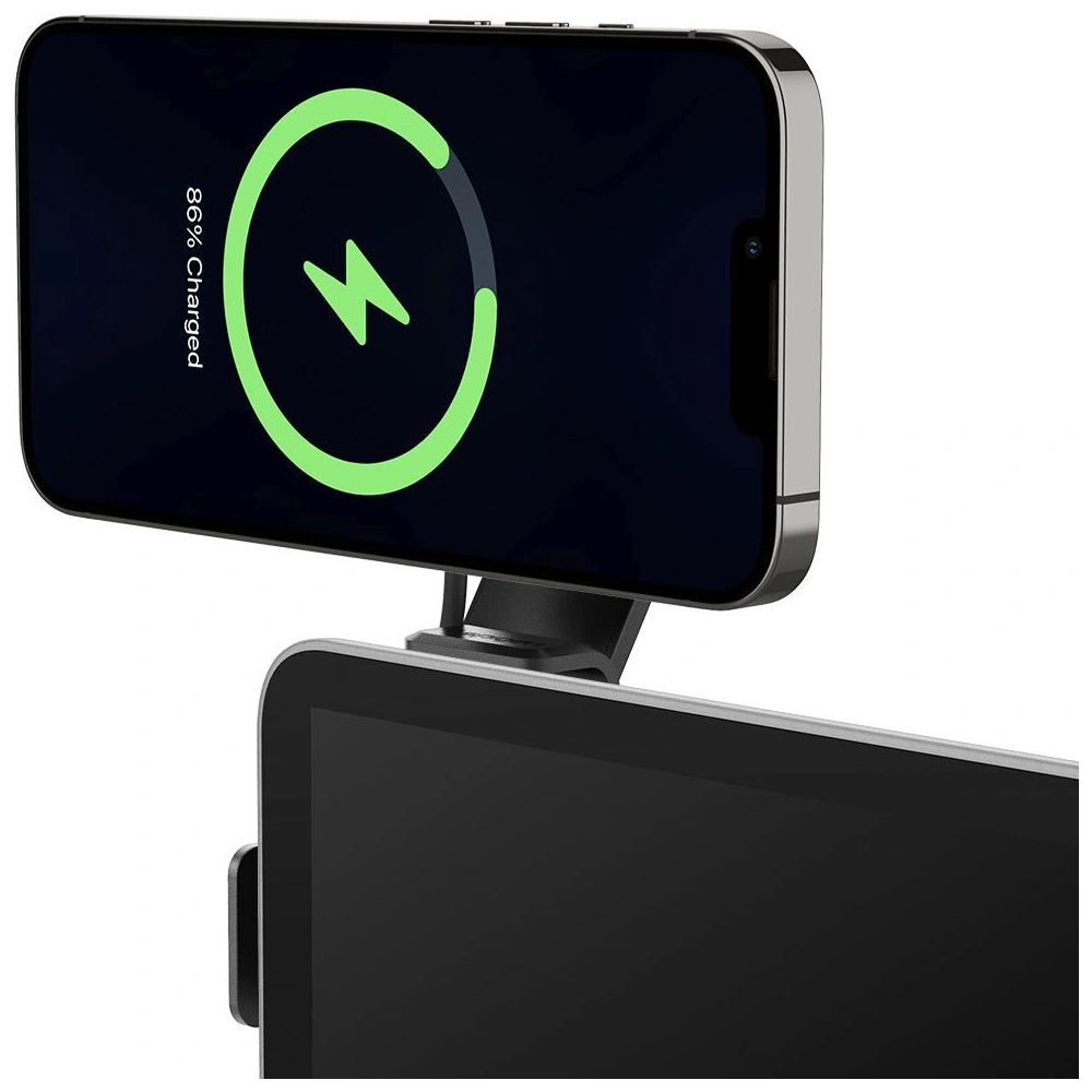 Hurtownia GSM - Auto-Halterung mit kabellosem Ladegerät Spigen Tesla OneTap Pro Wireless Screen Car Mount (Mag Fit) Schwarz - SPN2843 - {ean13} - Hurt