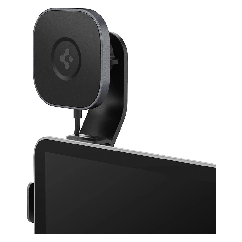 Hurtownia GSM - Auto-Halterung mit kabellosem Ladegerät Spigen Tesla OneTap Pro Wireless Screen Car Mount (Mag Fit) Schwarz - SPN2843 - {ean13} - Hurt
