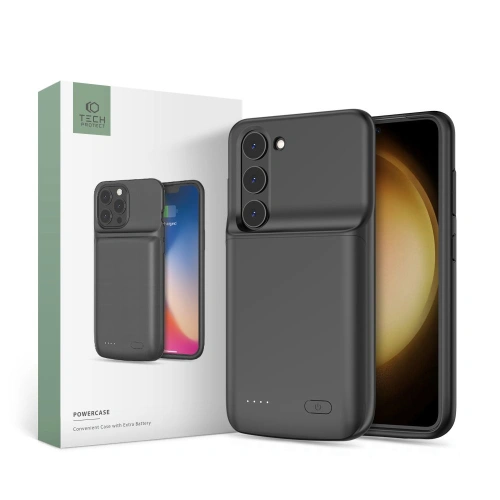 Etui Tech-Protect Powercase 4700mah Samsung Galaxy S23 Black