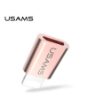 Hurtownia GSM - Adaptér USAMS US-SJ014 microUSB/Lightning růžovo-zlatý/rose gold - USA940 - {ean13} - Hurt