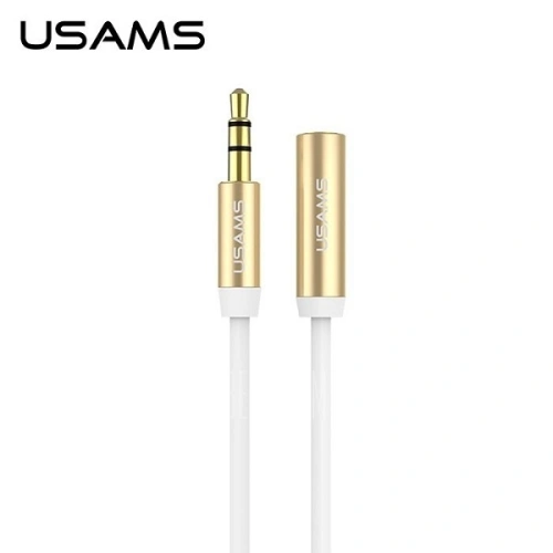 Kabel przedłużający do słuchawek USAMS US-SJ055 1m biały/white