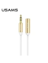 Kabel przedłużający do słuchawek USAMS US-SJ055 1m biały/white