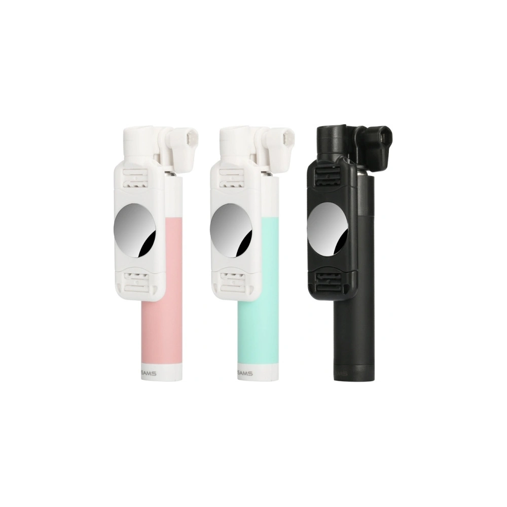 Hurtownia GSM - Baton de selfie USAMS US-ZB014 Selfie Stick Mini Mirror Lightning negru/black - USA944 - {ean13} - Hurt