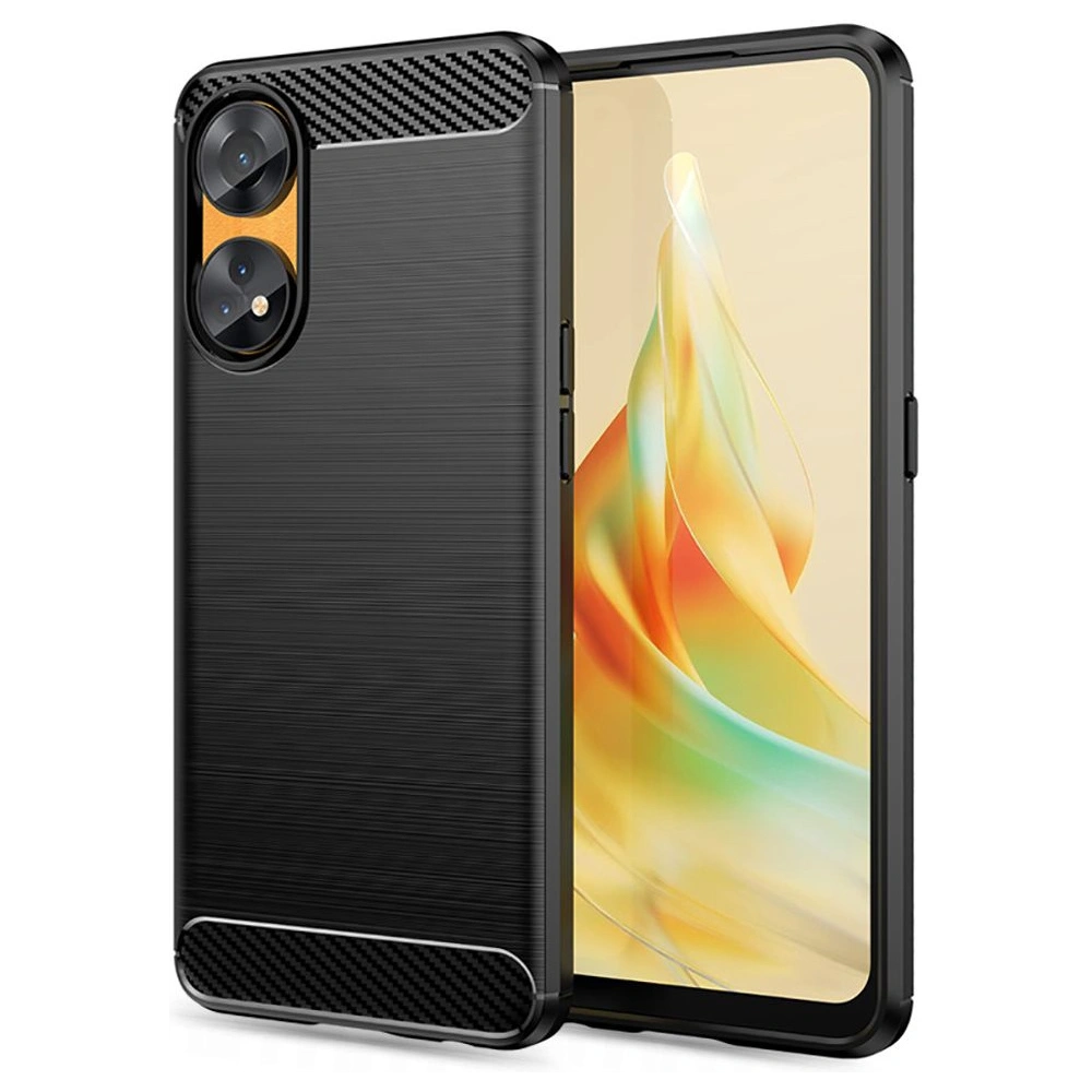 Hurtownia GSM - Etui Tech-Protect TPUCarbon Oppo Reno 8t LTE Negru - THP1886 - {ean13} - Hurt