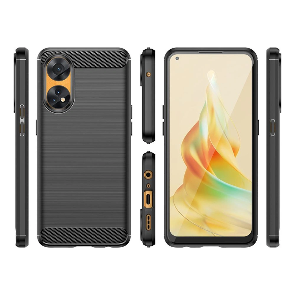 Hurtownia GSM - Etui Tech-Protect TPUCarbon Oppo Reno 8t LTE Negru - THP1886 - {ean13} - Hurt