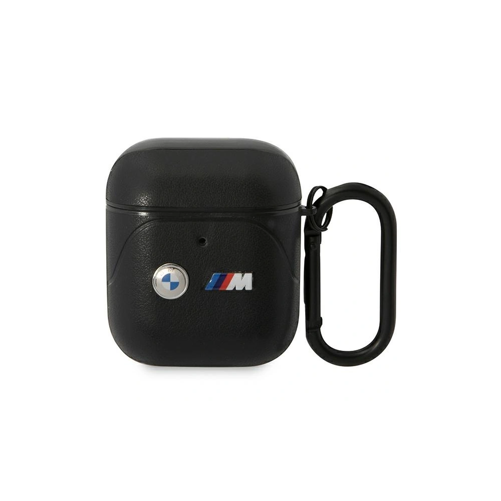Hurtownia GSM - Etui BMW BMA222PVTK Apple AirPods 2/1 černé/black kožené zakřivené linie - BMW415 - {ean13} - Hurt