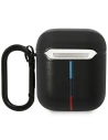 Hurtownia GSM - Etui BMW BMA222PVTK Apple AirPods 2/1 černé/black kožené zakřivené linie - BMW415 - {ean13} - Hurt