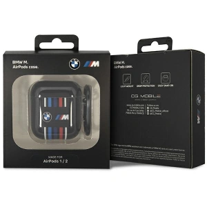Hurtownia GSM - Etui BMW BMA222SWTK Apple AirPods 2/1 černý/black Multiple Colored Lines - BMW416 - {ean13} - Hurt