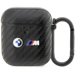 Hurtownia GSM - Etui BMW BMA2WMPUCA2 Apple AirPods 2/1 černý/black Carbon Double Metal Logo - BMW417 - {ean13} - Hurt