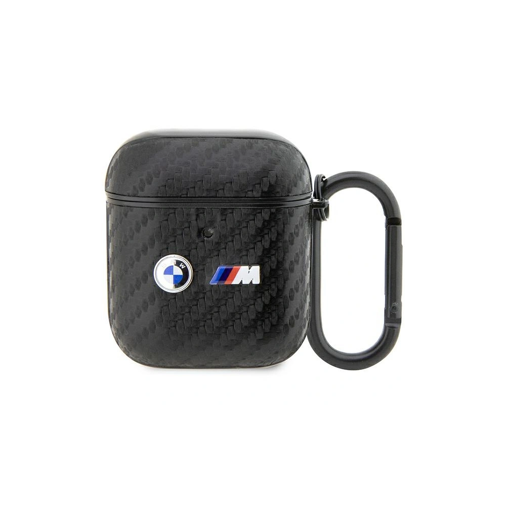 Hurtownia GSM - Etui BMW BMA2WMPUCA2 Apple AirPods 2/1 černý/black Carbon Double Metal Logo - BMW417 - {ean13} - Hurt