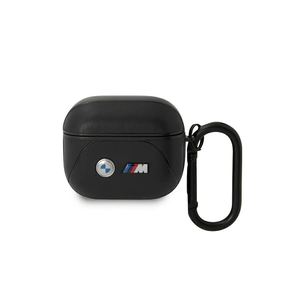 Hurtownia GSM - Etui BMW BMA322PVTK Apple AirPods 3 černý/black Leather Curved Line - BMW418 - {ean13} - Hurt