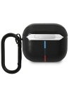 Wholesale BMW BMA322PVTK Apple AirPods 3 black Leather Curved Line - BMW418 - {ean13} - Hurt