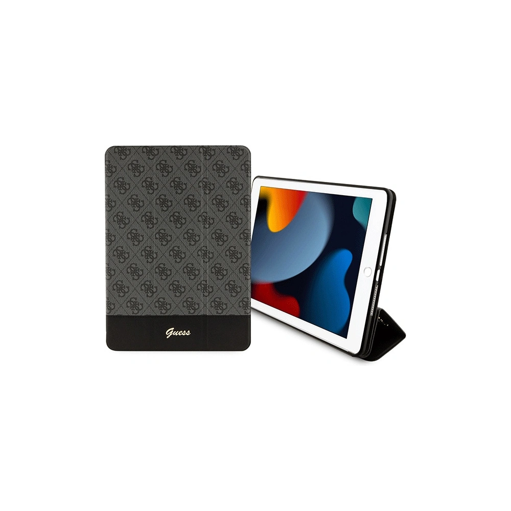 Wholesale Guess GUFC10PS4SGK Apple iPad 10.2 2019/2020/2021 (7, 8, 9 gen) black 4G Stripe Allover - GUE2431 - {ean13} - Hurt