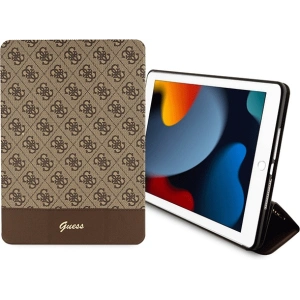 Wholesale Guess GUFC10PS4SGW Apple iPad 10.2 2019/2020/2021 (7, 8, 9 gen) brown 4G Stripe Allover - GUE2433 - {ean13} - Hurt