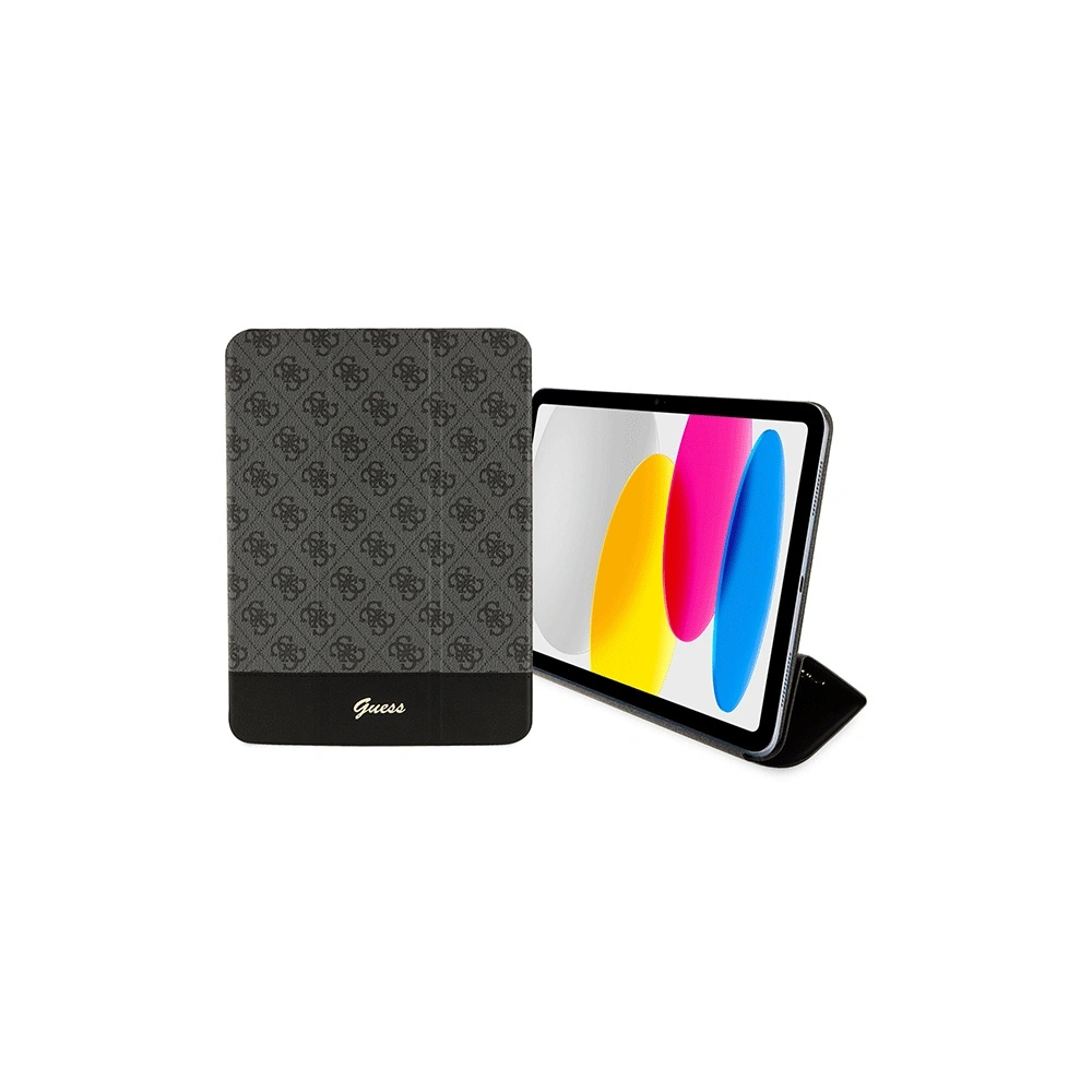 Hurtownia GSM - Etui Guess GUFC11PS4SGK Apple iPad 10.9 2022 (10. generacji) czarny/black 4G Stripe Allover - GUE2434 - {ean13} - Hurt