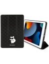 Hurtownia GSM - Etui Karl Lagerfeld KLFC10SAKHPCK Apple iPad 10.2 2019/2020/2021 (7., 8. și 9. generație) negru/black Saffiano Monogram Choupette Magnet Allover - KLD1524 - {ean13} - Hurt