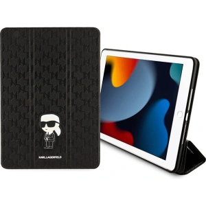 Wholesale Karl Lagerfeld KLFC10SAKHPKK Apple iPad 10.2 2019/2020/2021 (7, 8, 9 gen) black Saffiano Monogram Ikonik Magnet Allover - KLD1525 - {ean13} - Hurt
