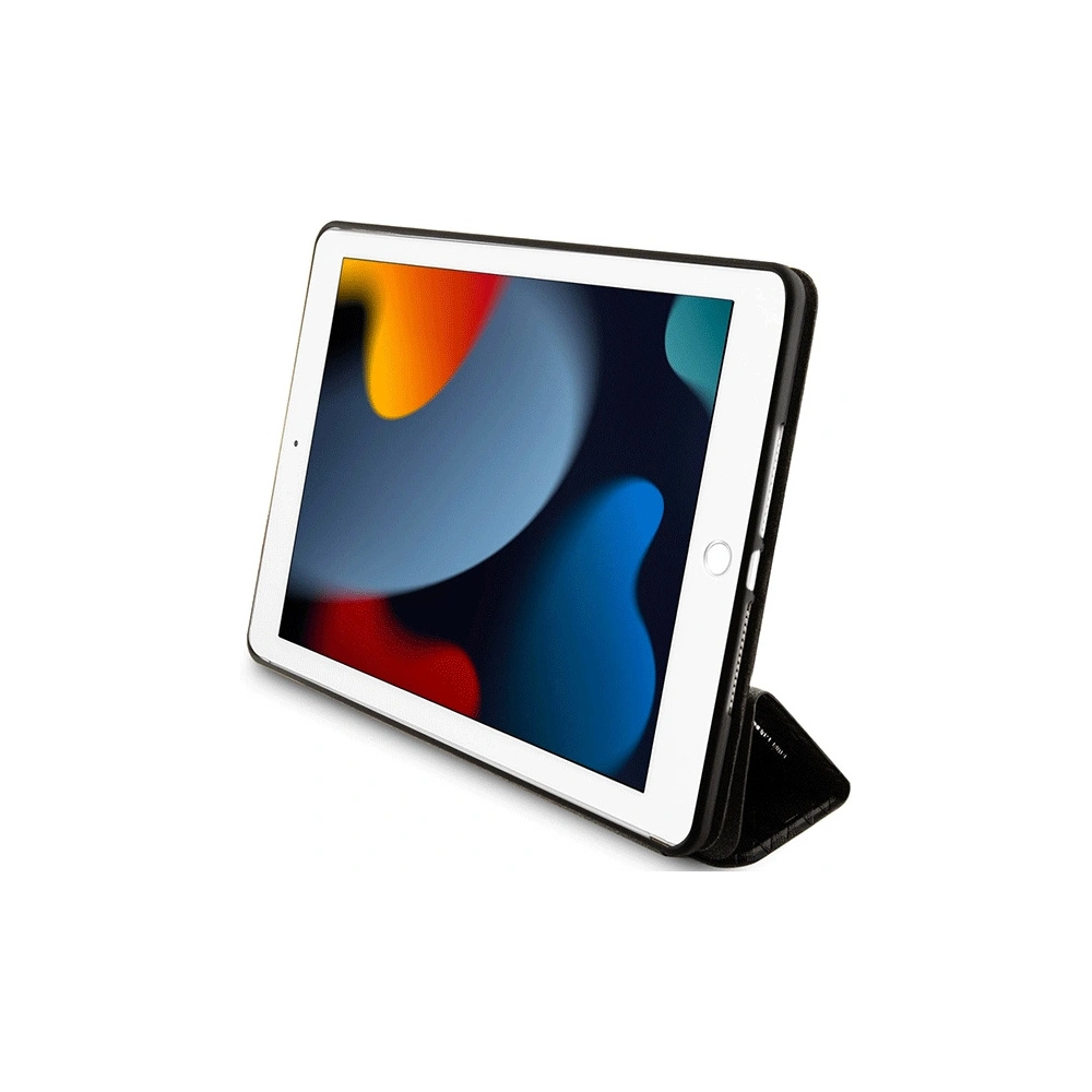 Wholesale Karl Lagerfeld KLFC10SAKHPKK Apple iPad 10.2 2019/2020/2021 (7, 8, 9 gen) black Saffiano Monogram Ikonik Magnet Allover - KLD1525 - {ean13} - Hurt