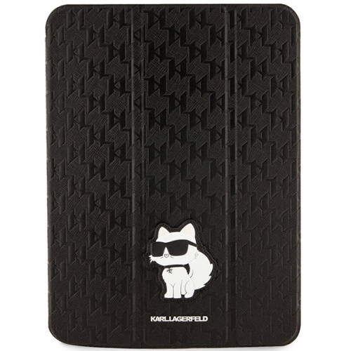 Hurtownia Karl Lagerfeld - 3666339119188 - KLD1526 - Etui Karl Lagerfeld KLFC11SAKHPCK Apple iPad 10.9 2022 (10. generacji) czarny/black Saffiano Monogram Choupette Magnet Allover - B2B homescreen