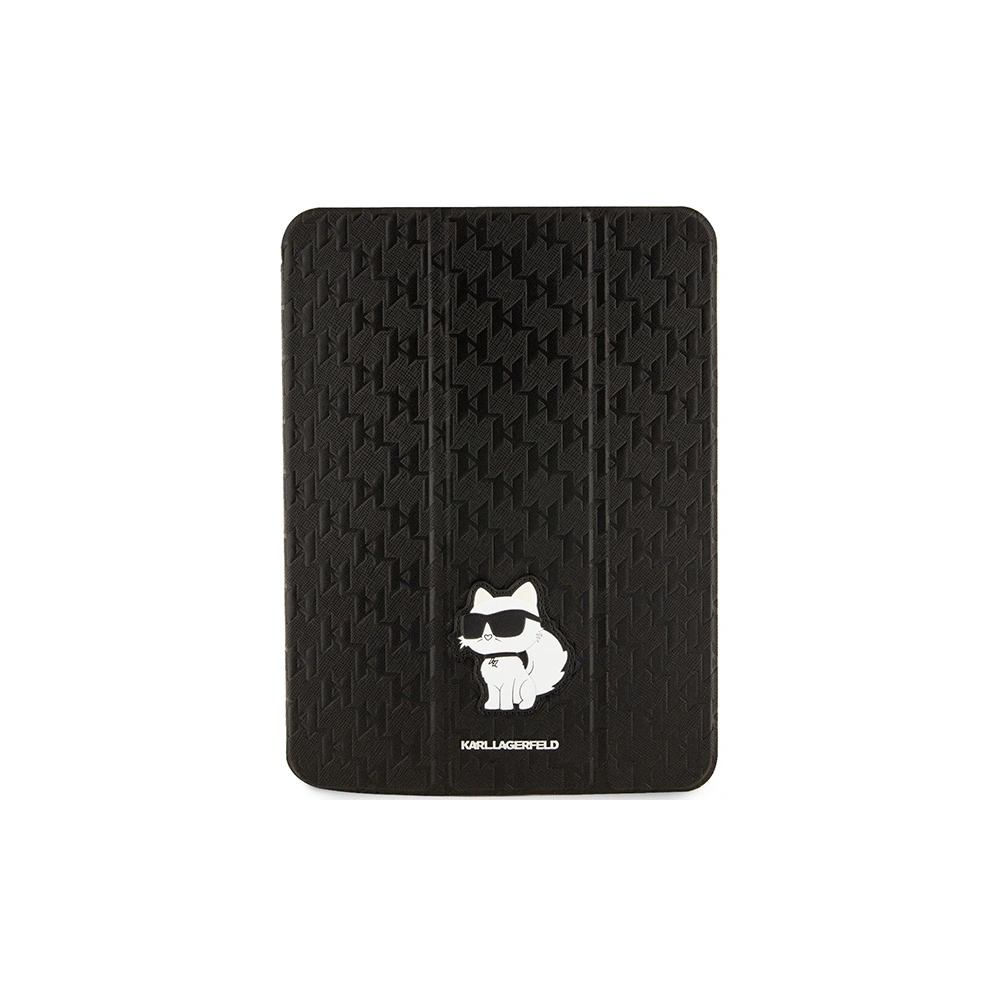 Hurtownia GSM - Etui Karl Lagerfeld KLFC11SAKHPCK Apple iPad 10.9 2022 (10. generace) černý/black Saffiano Monogram Choupette Magnet Allover - KLD1526 - {ean13} - Hurt