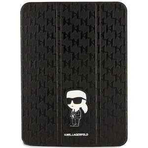 Hurtownia GSM - Etui Karl Lagerfeld KLFC11SAKHPKK Apple iPad 10.9 2022 (10. generacji) czarny/black Saffiano Monogram Ikonik Magnet Allover - KLD1527 - {ean13} - Hurt