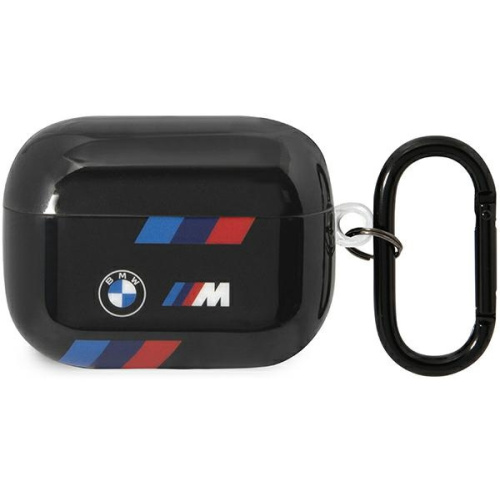 Hurtownia BMW - 3666339123864 - BMW421 - Etui BMW BMAP222SOTK Apple AirPods Pro 2 czarny/black Tricolor Stripes - B2B homescreen