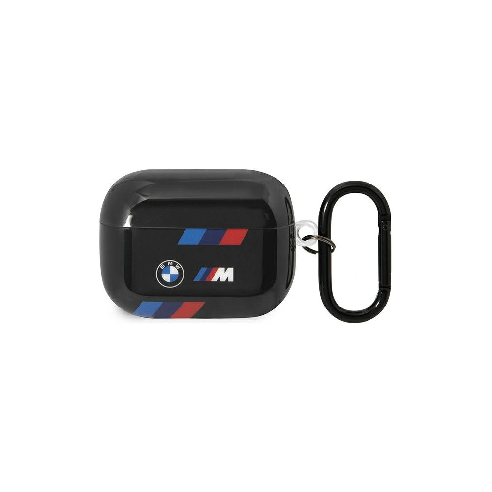 Hurtownia GSM - Etui BMW BMAP222SOTK Apple AirPods Pro 2 negru/black Tricolor Stripes - BMW421 - {ean13} - Hurt