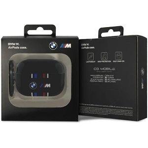 Etui BMW BMAP222SWTK Apple AirPods Pro 2 czarny/black Multiple Colored Lines
