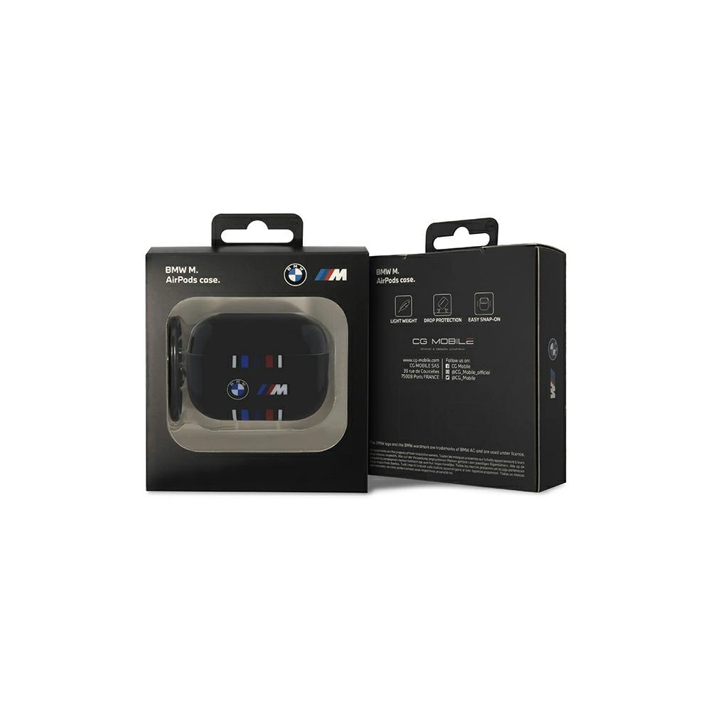 Hurtownia GSM - BMW Apple Case BMAP222SWTK AirPods Pro 2 schwarz/schwarz Mehrfarbige Linien - BMW422 - {ean13} - Hurt